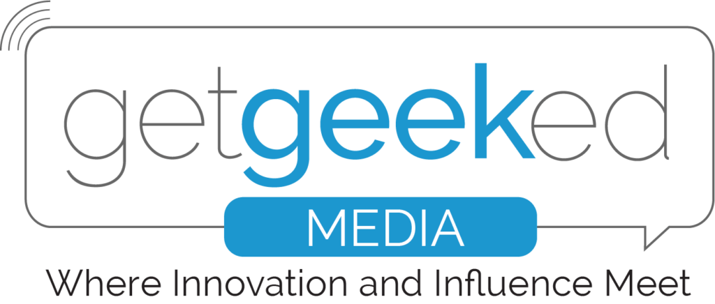 getgeeked logo with tagline